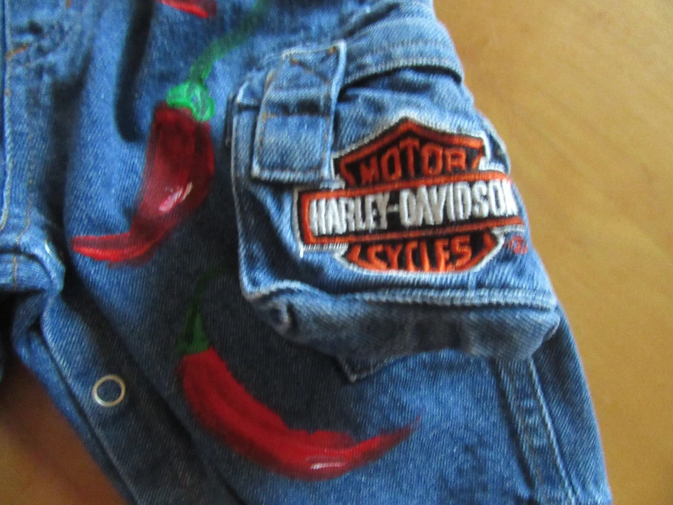 Harley Davidson Baby Latzhose Gr.74 - Bild 4 von 4