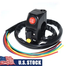 Universal 7/8" Aluminum Motorcycle Handlebar Electronic Turn Signal Light Switch
