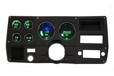 Chevy Truck DIGITAL DASH PANEL FOR 1973-1987 Gauges GMC Intellitronix Green LEDs