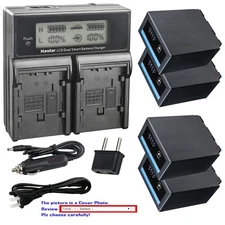 Kastar CGR-D54 Pro Battery CH04 Fast Charger for Panasonic AG-HPX170 AG-HPX171