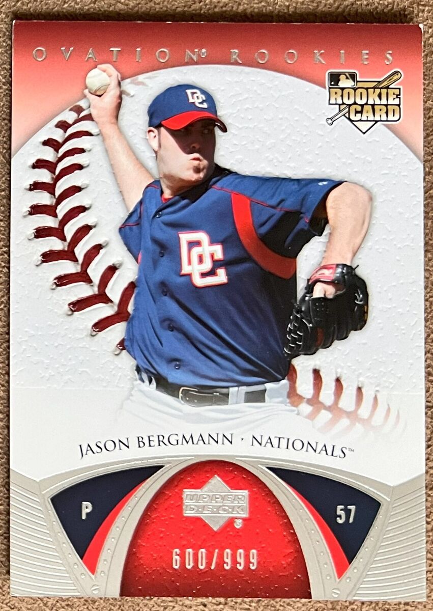 2006 Upper Deck Ovation - Jason Bergmann #117 /999 (RC) for 2006 Upper Deck Ovation - Jason Bergmann #117 /999 (RC) for