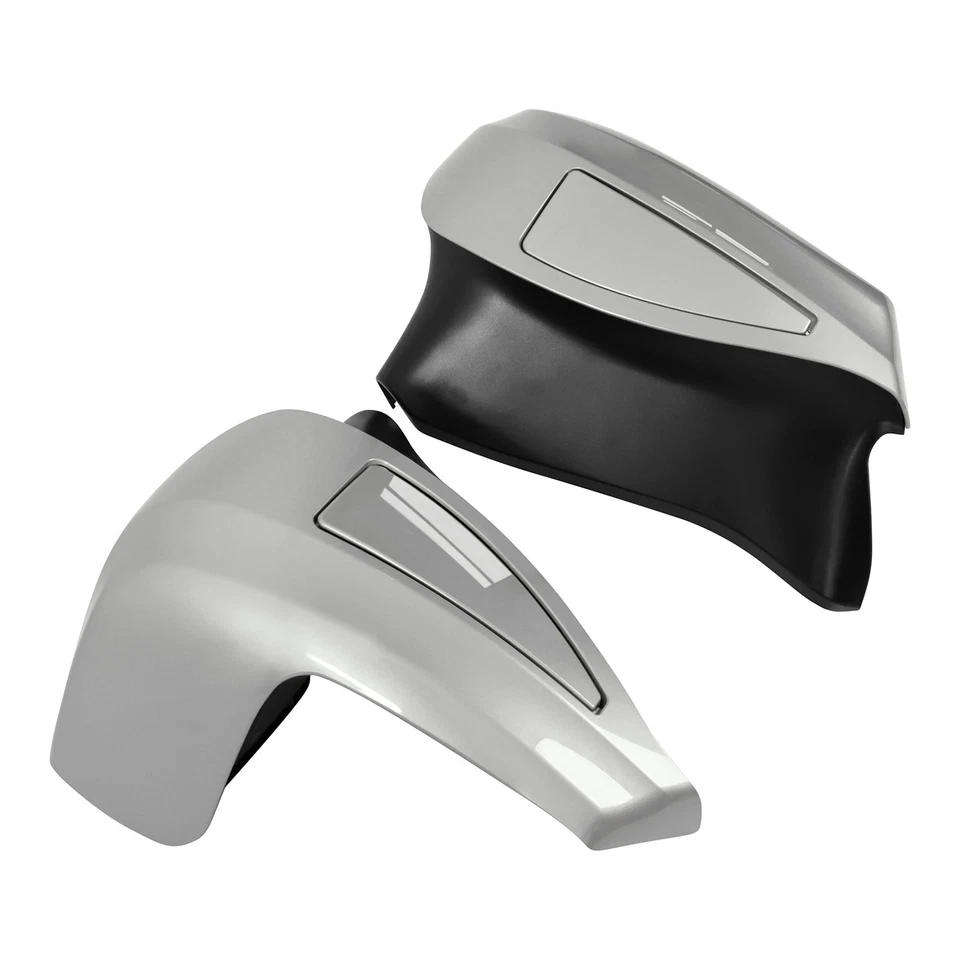 Carenados ventilados inferiores aptos para Indian Roadmaster 2015-2024 plata cuarzo metálico Foto 3 de 4