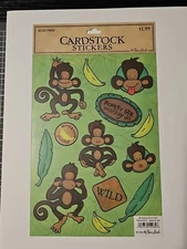 The Paper Studio Cardstock Stickers Monkeying Around Stkr Item#199232