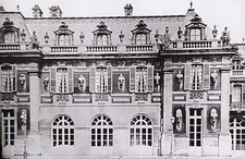 Wing of the Old Part, Versailles Palace, France, Magic Lantern Glass Slide