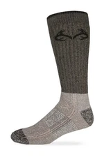 Realtree Men's Cupron Antimicrobial Merino Wool Boot Socks 1 Pair