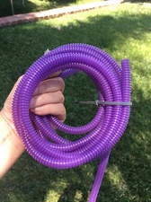 Split loom 1/4" x 10' Tubing Purple Wire & Hose Cover Convoluted Audio, Video