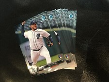 2017 Bowman Chrome #18 Joe Jimenez 7 count Rookie Card lot Detroit Tigers