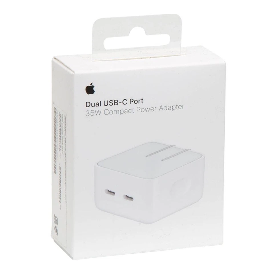 APPLE 35W USB-C DUAL POWER ADAPTER ORIGINAL. PART A2571 (RETAIL PACKAGED) - Image 4 of 4
