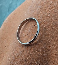 10k .417 White Gold Victorian Baby Child Antq Portrait Ring Sz 0 Ring Au 24193