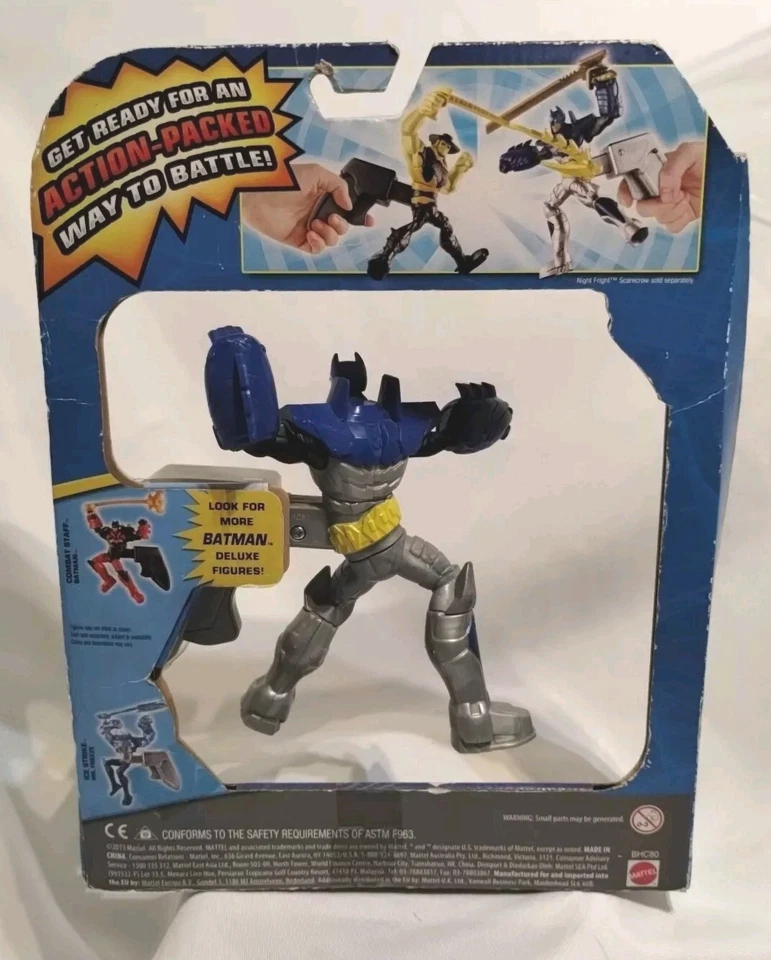 Batman Deluxe Sword Storm- Pull Trigger- 6" Spinning Action Figure 2013  NEW - Image 3 of 4