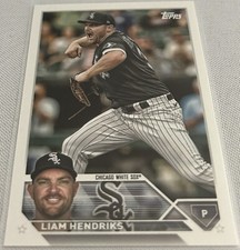 2023 Topps Baseball Series 1 Liam Hendriks Chicago White Sox base card #175