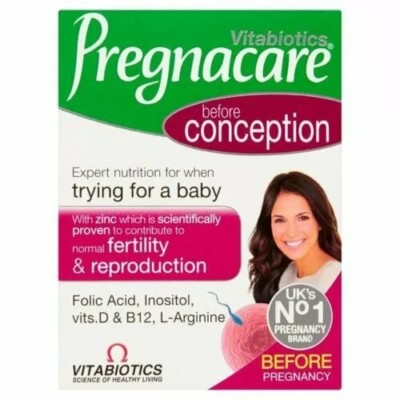 Vitabiotics Pregnacare vor der Empfängnis 30 Tabletten VERSUCH FÜR EIN BABY