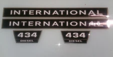International 434 hood decals