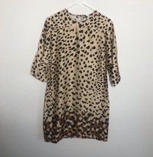 MANGO Leopard Print Dress Size Medium NWT 