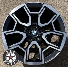 BMW X1 2023 2024 Wheel 19" Rim 86686 Black/Machined #A