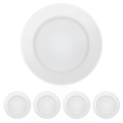ECOELER 4 Inch LED Disk Light, Dimmable Flush Mount Ceiling Light, 10.5W 650L...