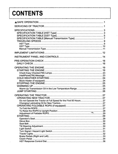 KUBOTA L3240 L3540 L3940 L4240 L4740 L5040 L5240 L5740 OPERATORS MANUAL, COVERS - Picture 2 of 5