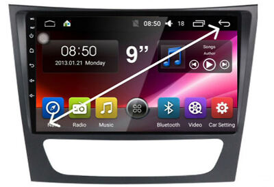 MERCEDES CLS CLASS W219 2005-2011 GPS APPLE CARPLAY ANDROID AUTO DAB DVR TPMS
