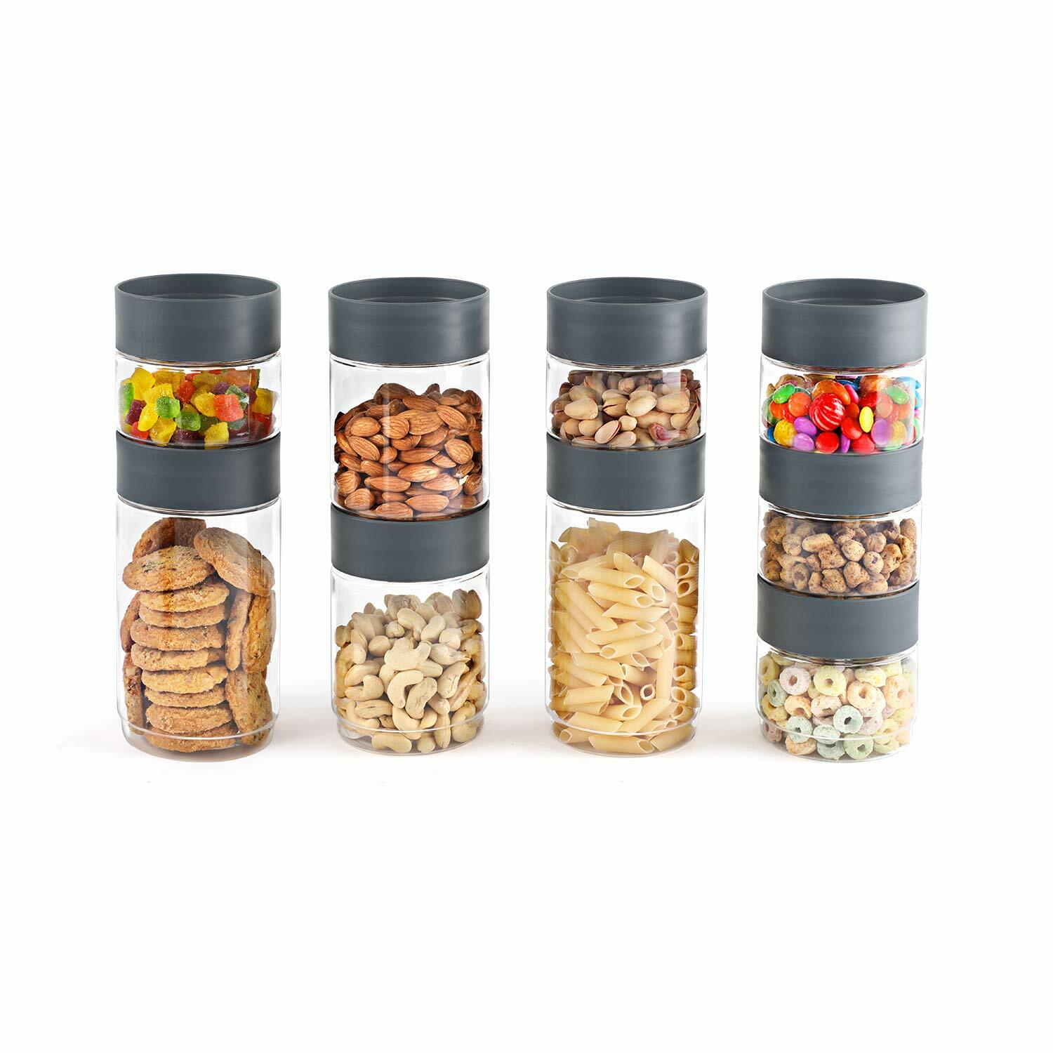 Cello Modustack Plastic Container 9 Pieces Grey Capacity 500ml 750ml 1000ml Ebay Cello Modustack Plastic Container 9 Pieces Grey Capacity 500ml 750ml 1000ml Ebay