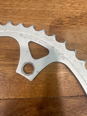Plateau Shimano Biopace 52 Dents 130 BCD - Vintage Années 80/90 Vélo Tourisme