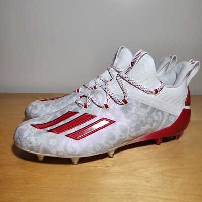 Adidas Adizero Young King Mens Football Cleats Red FU6708 Size 10 New