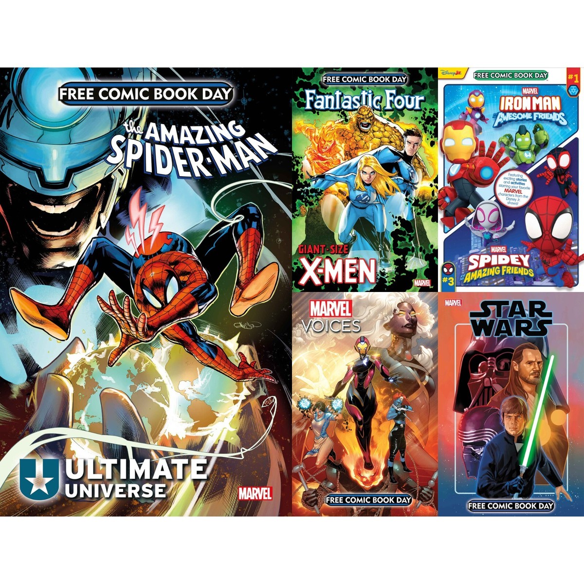 Marvel Free Comic Book Day (2025) Marvel Comics ASM X-Men Star