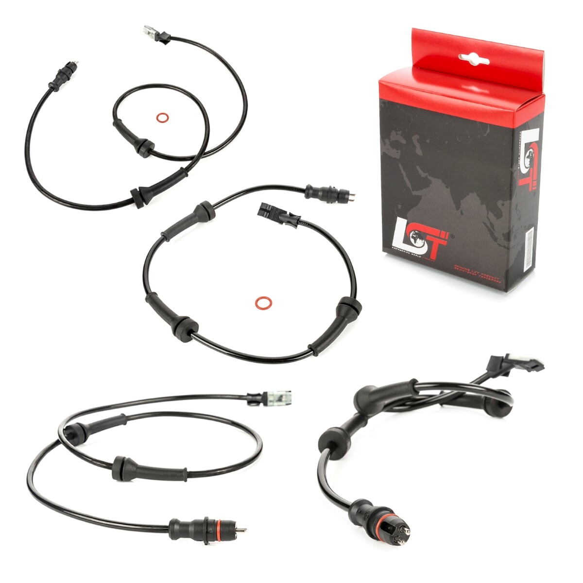 4X ABS Sensor Set Front Rear For RENAULT MEGANE BM CM EM KM LM SCENIC JM