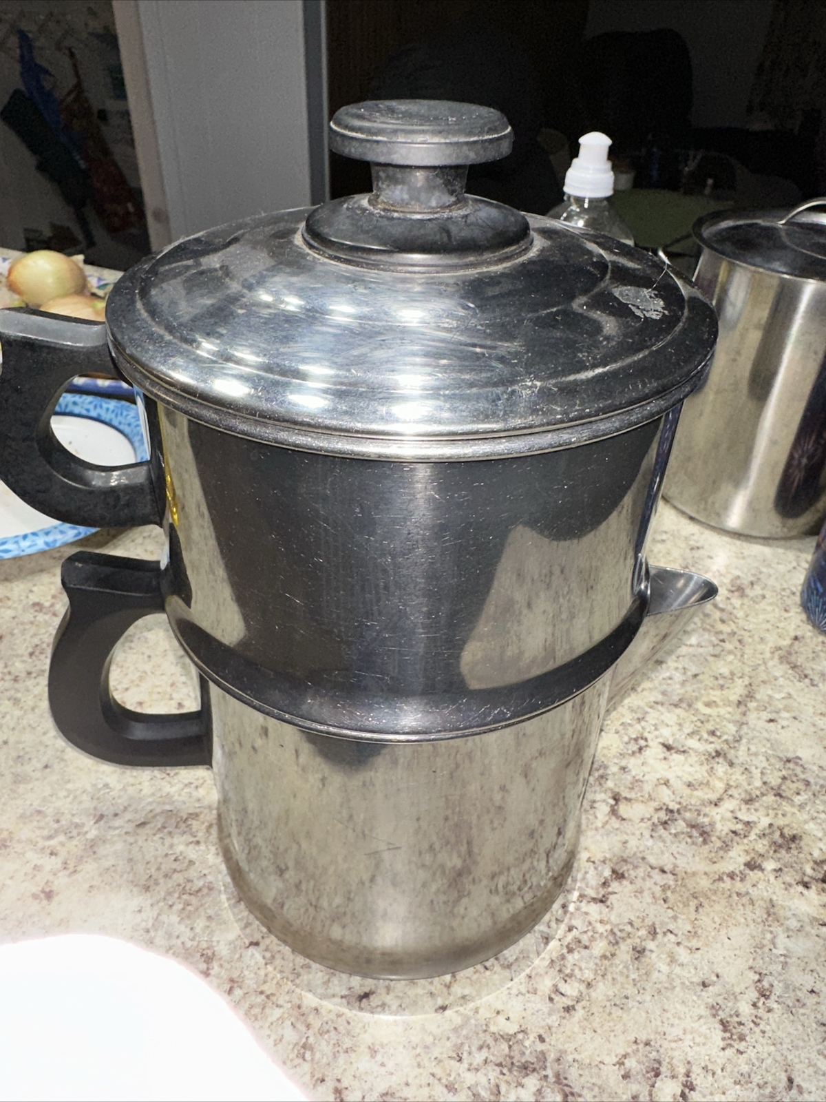 Vintage LIFETIME 10 Cup DripOLator Coffee Pot Maker Stainless Steel