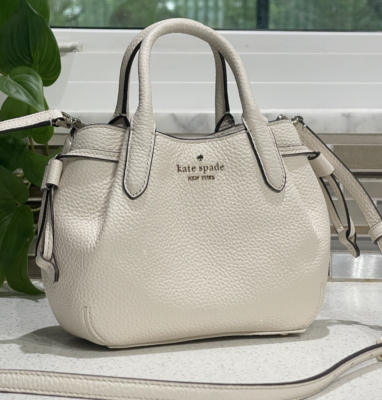 KATE SPADE DUMPLING MINI XS SATCHEL CROSSBODY BAG PARCHMENT CREAM
