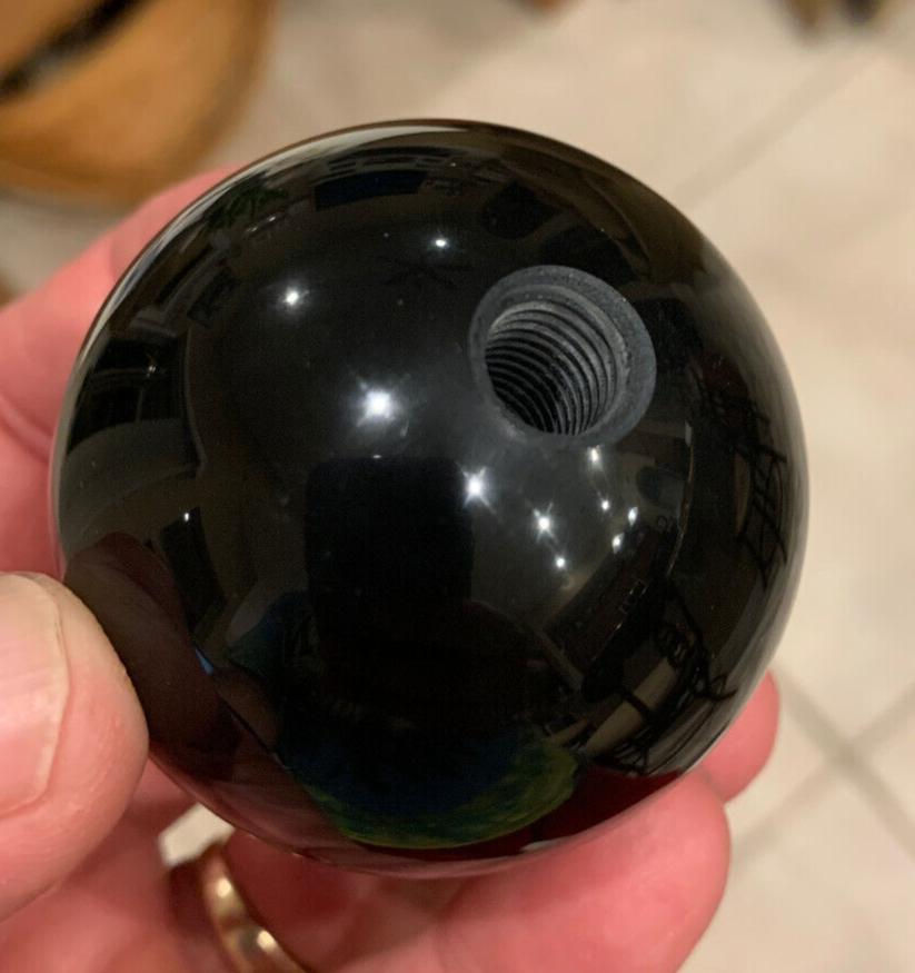 Solid Black Snooker Ball POOL BILLIARD custom GEAR SHIFTER SHIFT KNOB