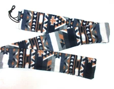 Traditional Archery RECURVE BOW SOCK Sioux Indian Pattern Polyester Fleece Case