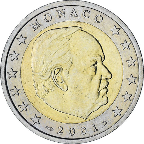 [#1025972] Monaco, Rainier III, 2 Euro, 2001, Paris, VZ, Bi-Metallic, Gadoury:MC - Picture 1 of 2