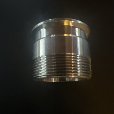2  Stainless Steel Tri-clamp Sanitary Adapter To 2  Male Pipe Thread NPT.