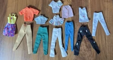 Barbie Doll Clothes Lot 13 Pieces 8 Genuine Barbie + 5 Compatible Mix & Match