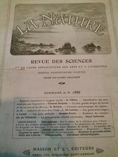 La NATURE (1909)- Appareil G. CLAUDE : APPAREIL RESPIRATOIRE à OXYGENE LIQUIDE