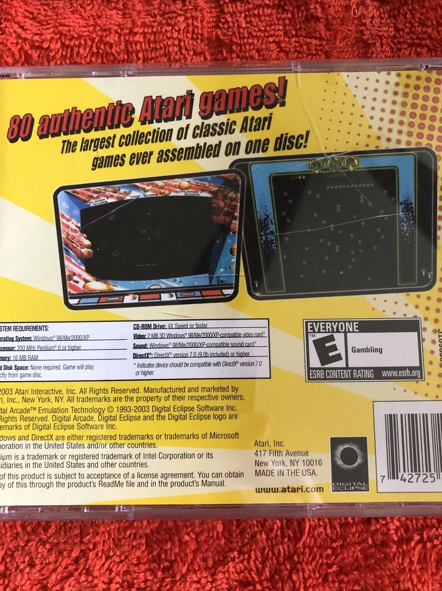 Atari 80 classic 2024 games in one