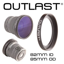 OUTLAST 85mm OD 82mm ID Step-Up Rings 85mm OD Cinema Step-Up Ring 85mm Matte Box