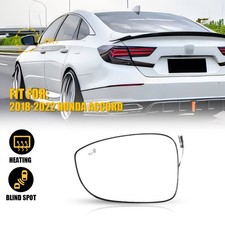 Left Driver Side Mirror Glass Heated For 2018-2022 Honda Accord Replacement Left Driver Side Mirror Glass Heated For 2018-2022 Honda Accord Replacement