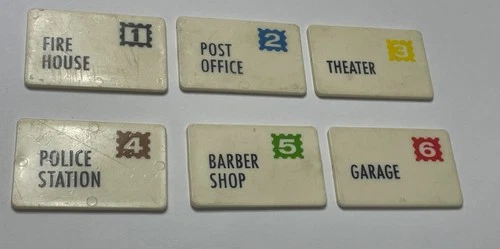 Vintage Little People #997 Village Letters All 6 Mail