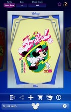 Topps Disney Collect 2025 Underdogz Baseball S1 Blue - Strike! Mickey Mouse