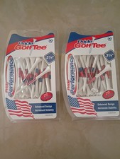 4 Packs of 30 pieces Pride Performance Plastic Golf Tees 3 1/4" Total of 120 pcs