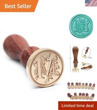 Personalized Letter M Wax Seal Stamp - Perfect for Cards Special Occasions