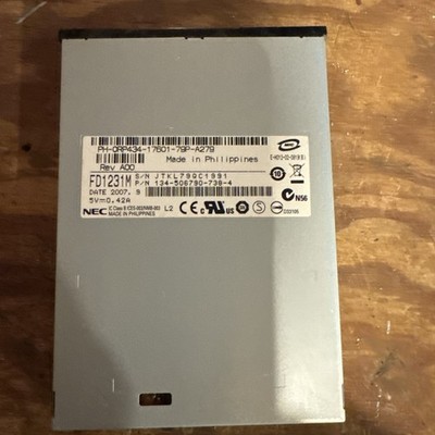 NEC FD1231M Black 3.5 inch Internal Desktop 1.44MB Floppy Disk Drive