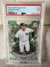 2019 Topps High Tek - Aaron Judge #40 Green /150 PSA 7 Pop 7!!🔥🔥
