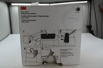 3M 55654W Easy Trap 8'' x 125 ft. Sweep and Dust Sheets - White (1/Carton) New