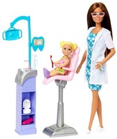 Barbie Dentist Career Doll With Accessories Playset HKT70 Mattel