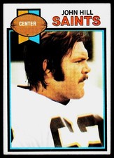 John Hill, 1979 Topps, #43, New Orleans Saints,