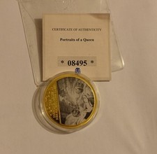 2012 Diamond Jubilee Queen II - GOLD PLATED COMMEMORATIVE Limited Edition