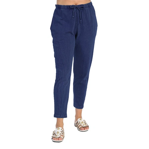 Jess & Jane Mineral Washed Tapered Jogger Pants - M77 (3X, Denim) - Picture 1 of 2