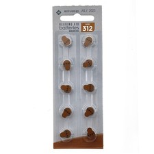 UPC 078742185590 product image for 10-PACK 1.45V SIZE 312 HEARING AID BATTERIES MERCURY FREE | upcitemdb.com